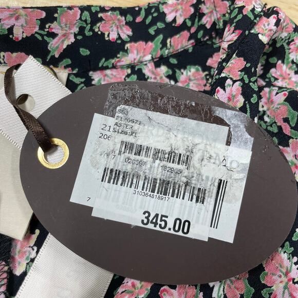 ByTiMo NWT Floral Fit & Flare Minidress Aster Rushed Size XL Flutter Sleeve - Picture 6 of 12